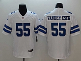 Nike Cowboys 55 Leighton Vander Esch White Vapor Untouchable Limited Jersey,baseball caps,new era cap wholesale,wholesale hats